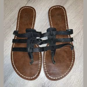 American Eagle Outfitters sandal 8.5 Black strappy